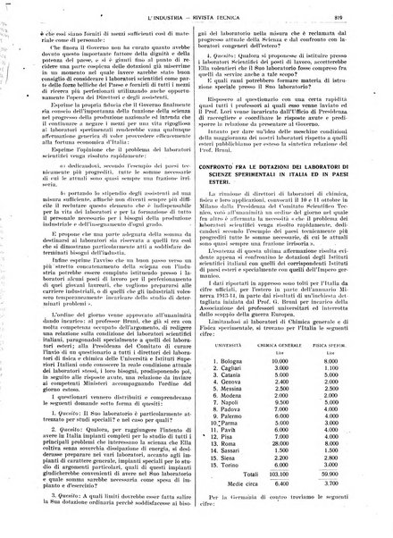 L'industria rivista tecnica ed economica illustrata