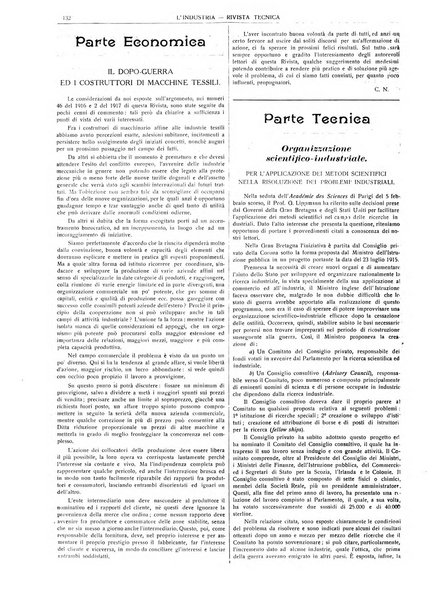 L'industria rivista tecnica ed economica illustrata