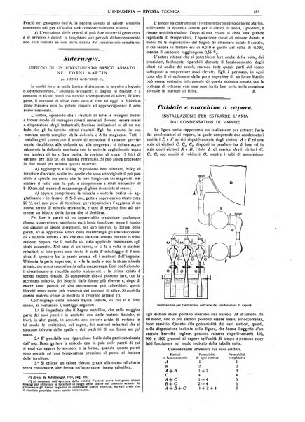 L'industria rivista tecnica ed economica illustrata