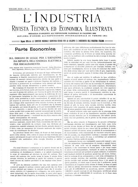 L'industria rivista tecnica ed economica illustrata