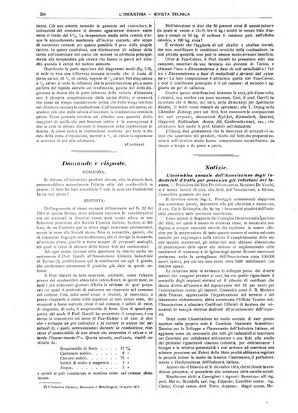 L'industria rivista tecnica ed economica illustrata