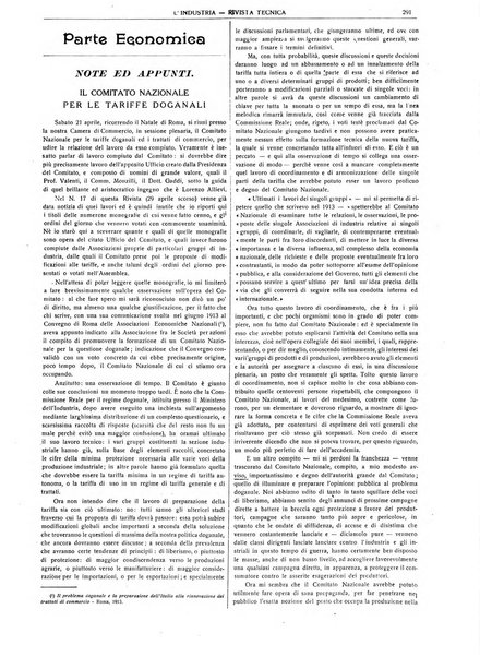 L'industria rivista tecnica ed economica illustrata