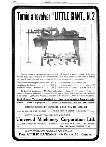 L'industria rivista tecnica ed economica illustrata