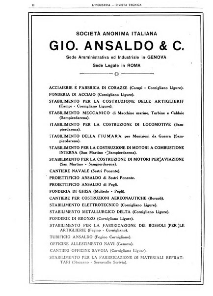 L'industria rivista tecnica ed economica illustrata