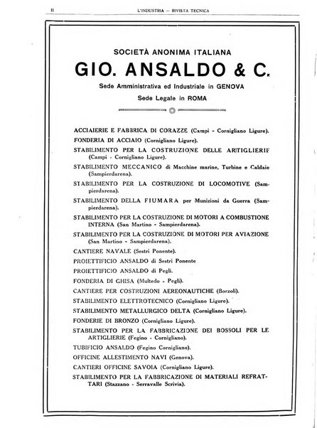 L'industria rivista tecnica ed economica illustrata