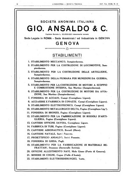 L'industria rivista tecnica ed economica illustrata