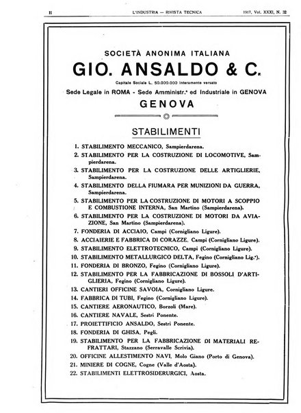 L'industria rivista tecnica ed economica illustrata