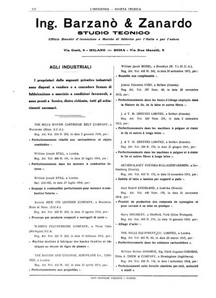 L'industria rivista tecnica ed economica illustrata