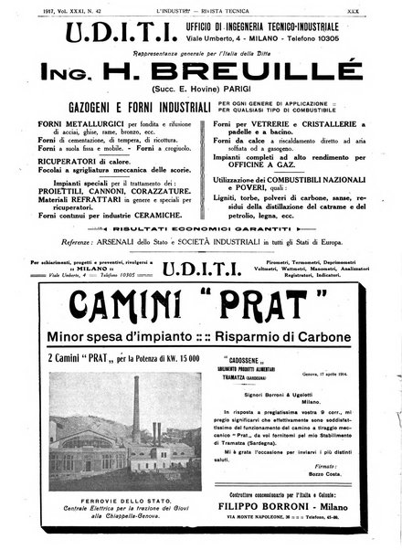 L'industria rivista tecnica ed economica illustrata
