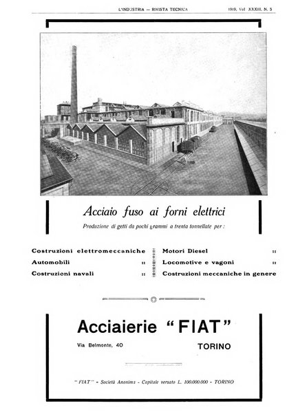 L'industria rivista tecnica ed economica illustrata