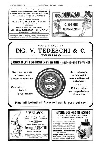 L'industria rivista tecnica ed economica illustrata