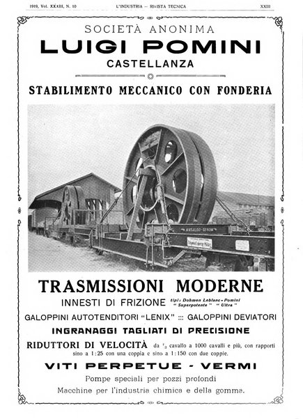 L'industria rivista tecnica ed economica illustrata