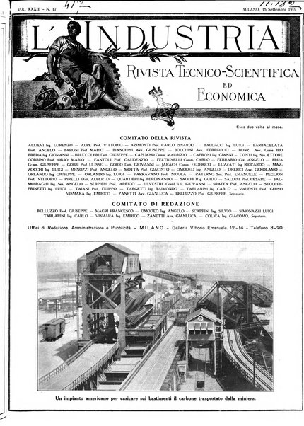 L'industria rivista tecnica ed economica illustrata