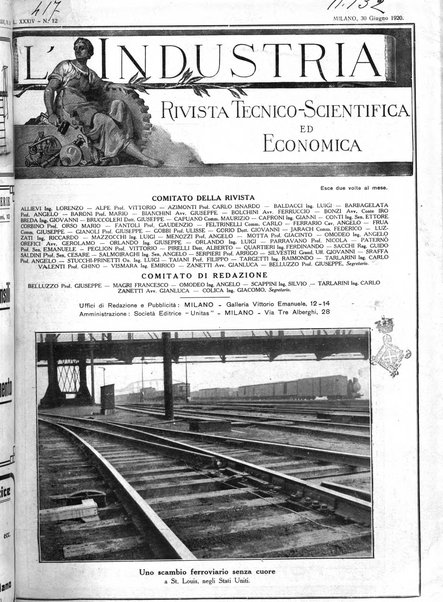 L'industria rivista tecnica ed economica illustrata