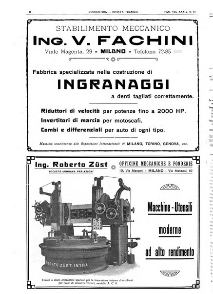 L'industria rivista tecnica ed economica illustrata