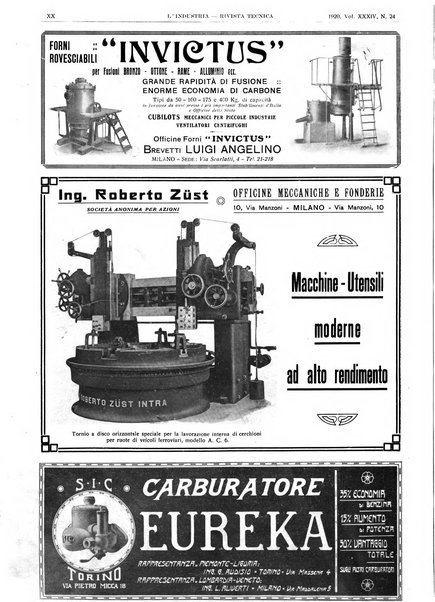 L'industria rivista tecnica ed economica illustrata