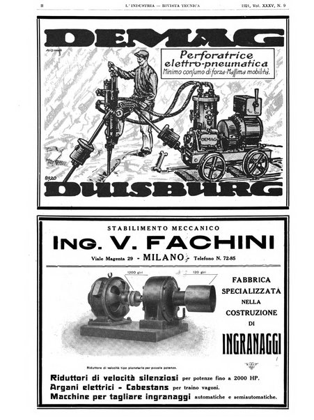 L'industria rivista tecnica ed economica illustrata