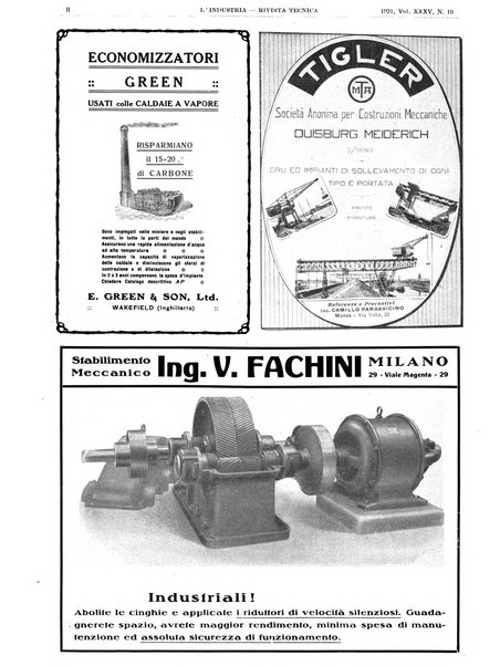 L'industria rivista tecnica ed economica illustrata