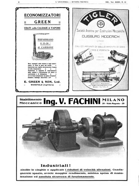 L'industria rivista tecnica ed economica illustrata