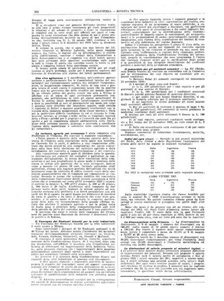 L'industria rivista tecnica ed economica illustrata