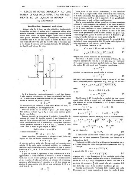 L'industria rivista tecnica ed economica illustrata