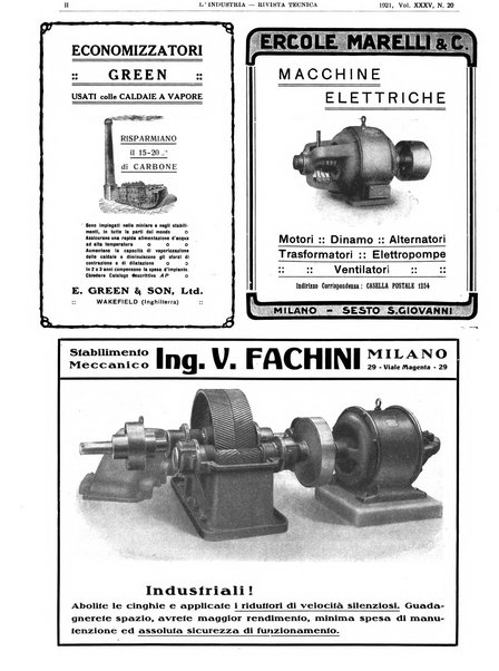 L'industria rivista tecnica ed economica illustrata