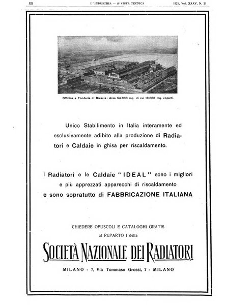 L'industria rivista tecnica ed economica illustrata