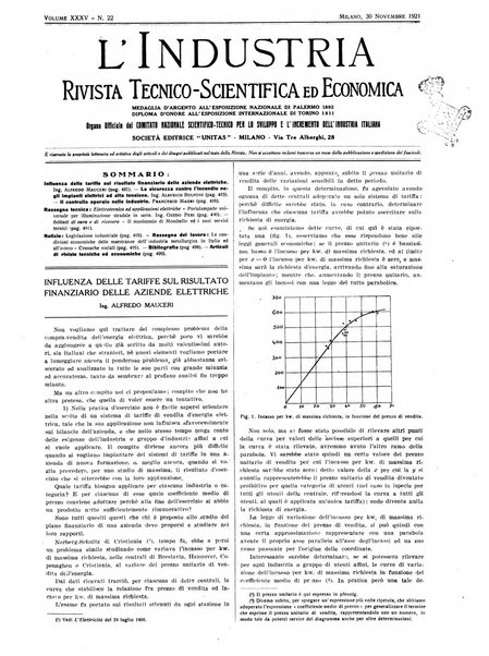 L'industria rivista tecnica ed economica illustrata