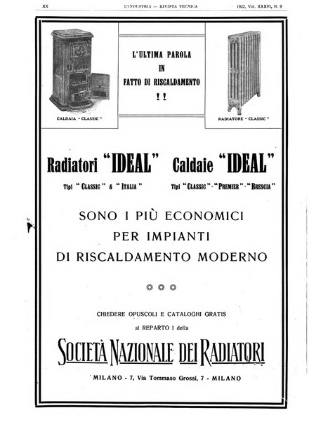 L'industria rivista tecnica ed economica illustrata