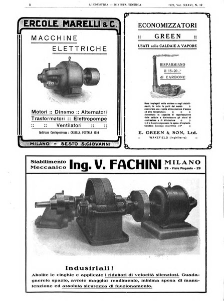 L'industria rivista tecnica ed economica illustrata