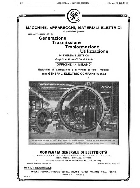 L'industria rivista tecnica ed economica illustrata