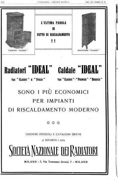 L'industria rivista tecnica ed economica illustrata