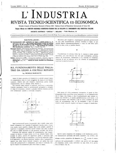 L'industria rivista tecnica ed economica illustrata