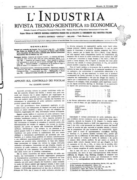 L'industria rivista tecnica ed economica illustrata