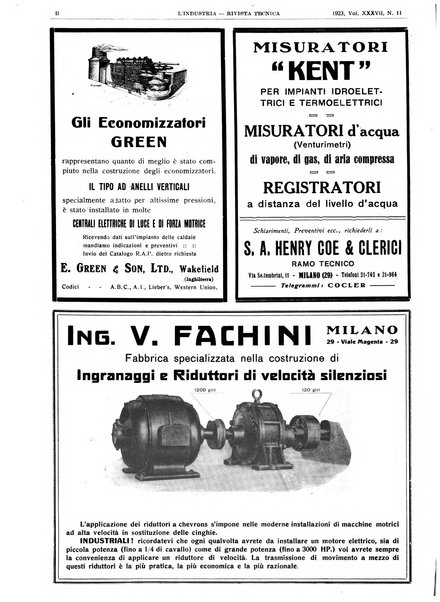 L'industria rivista tecnica ed economica illustrata