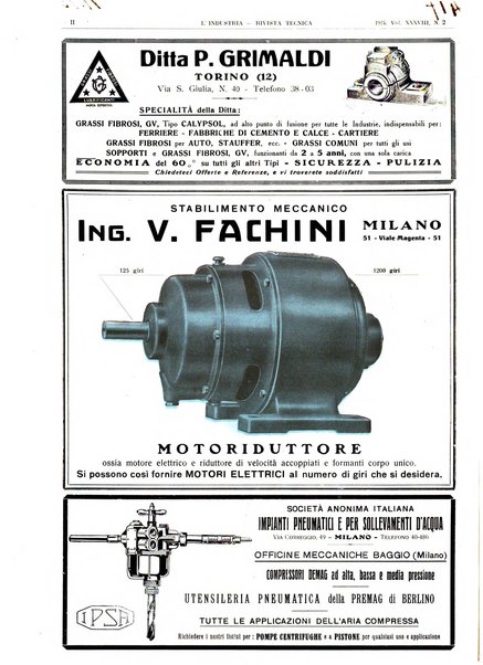 L'industria rivista tecnica ed economica illustrata