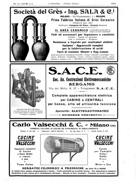 L'industria rivista tecnica ed economica illustrata