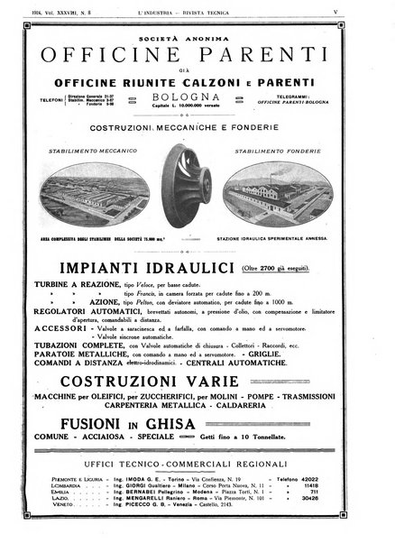 L'industria rivista tecnica ed economica illustrata