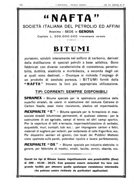 L'industria rivista tecnica ed economica illustrata