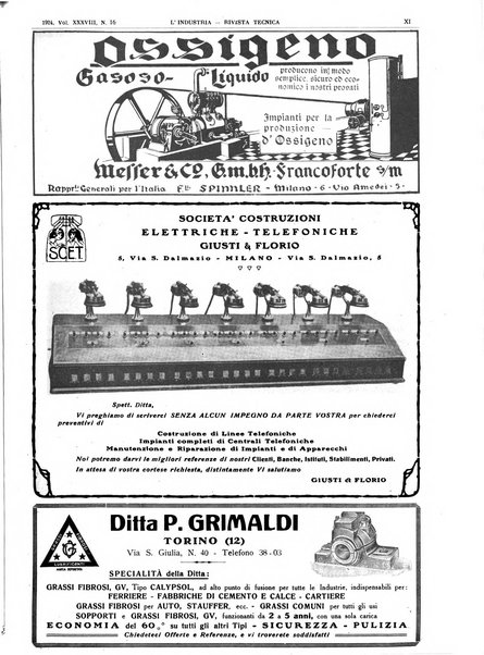 L'industria rivista tecnica ed economica illustrata