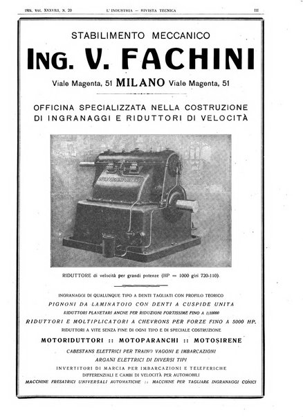 L'industria rivista tecnica ed economica illustrata