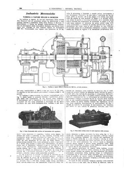 L'industria rivista tecnica ed economica illustrata