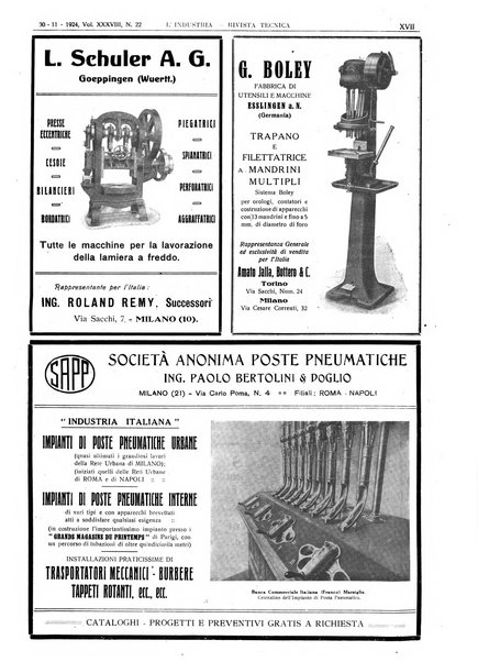 L'industria rivista tecnica ed economica illustrata