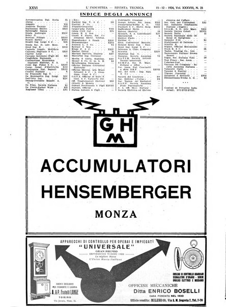 L'industria rivista tecnica ed economica illustrata