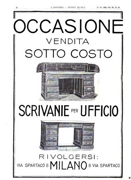 L'industria rivista tecnica ed economica illustrata