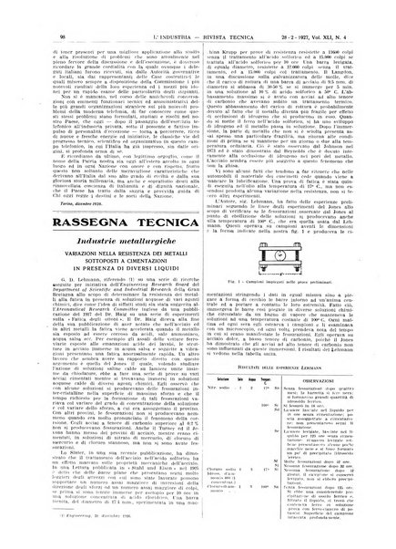 L'industria rivista tecnica ed economica illustrata