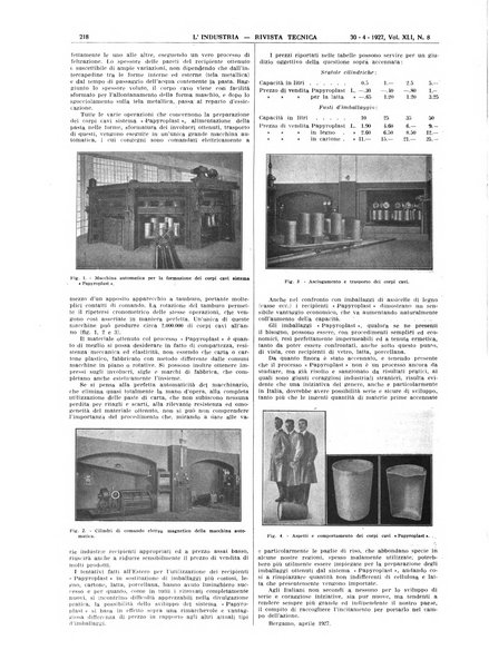 L'industria rivista tecnica ed economica illustrata