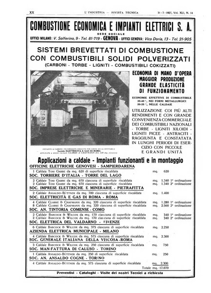 L'industria rivista tecnica ed economica illustrata