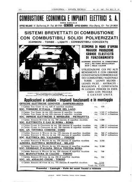 L'industria rivista tecnica ed economica illustrata