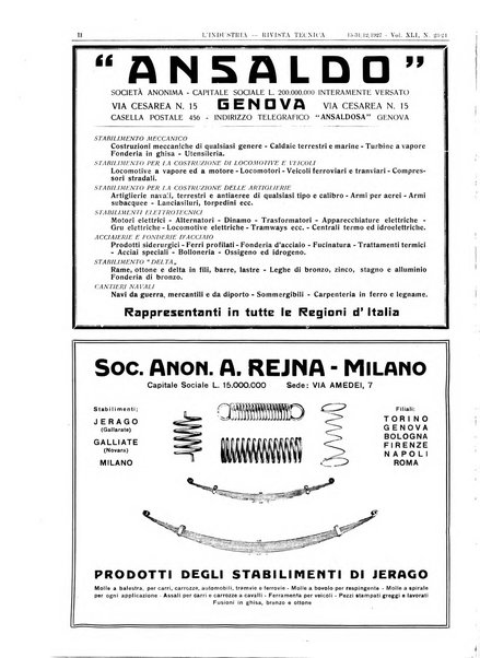 L'industria rivista tecnica ed economica illustrata